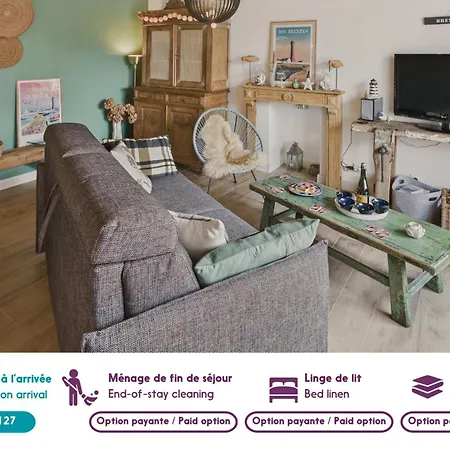 Maison Pour 4 Classee 3 Etoiles - Terrasse -